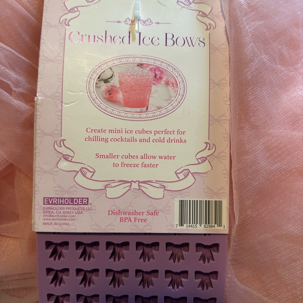 Othr Pink Silicone Ice Trays - Picture 2 of 2